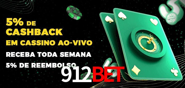 Promoções do cassino ao Vivo 912bet